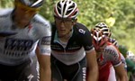 Frank Schleck pendant la quatri�me �tape du Tour de France 2011